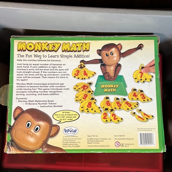Monkey Math Game - Picture 9 of 9